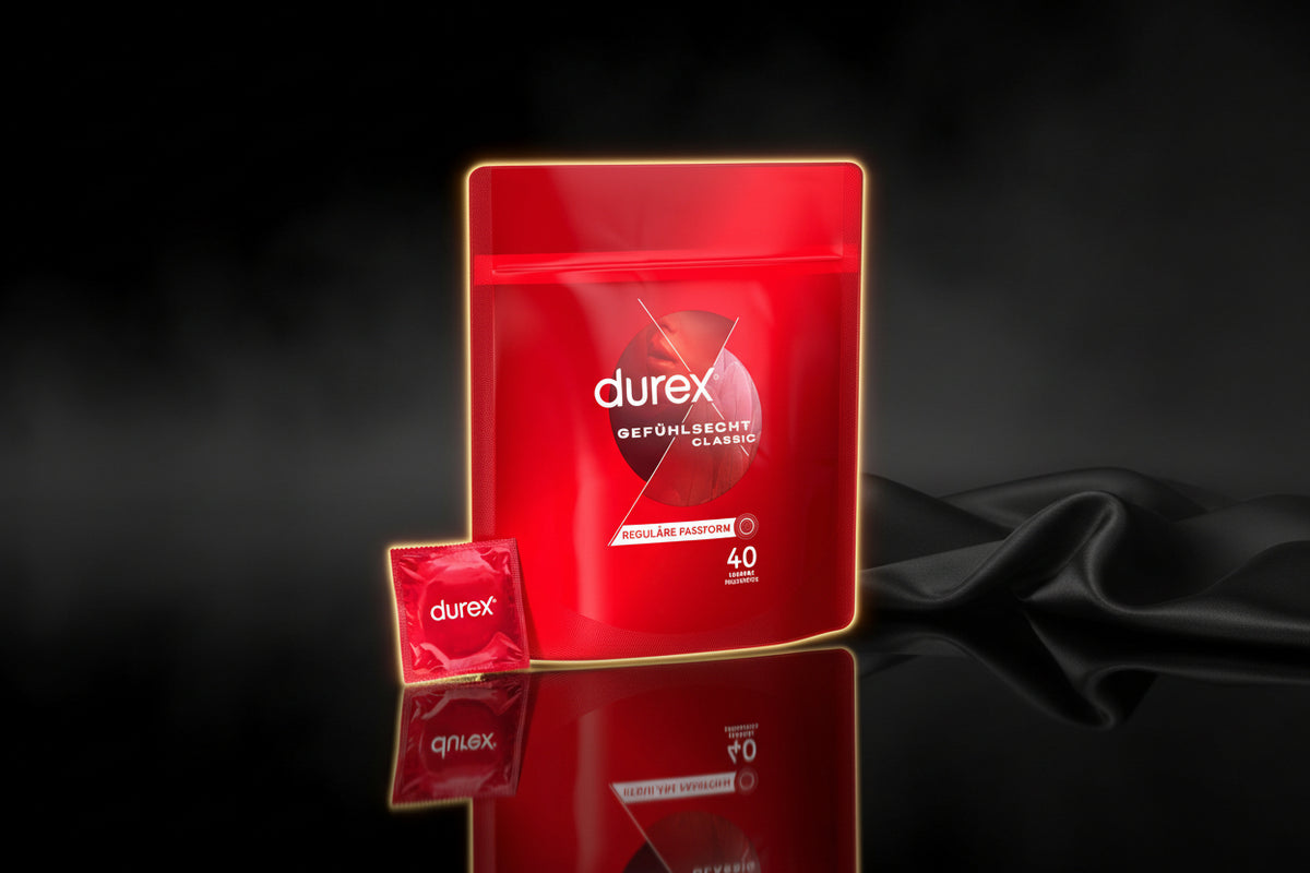 Durex Gefühlsecht Classic Kondome in Verpackung