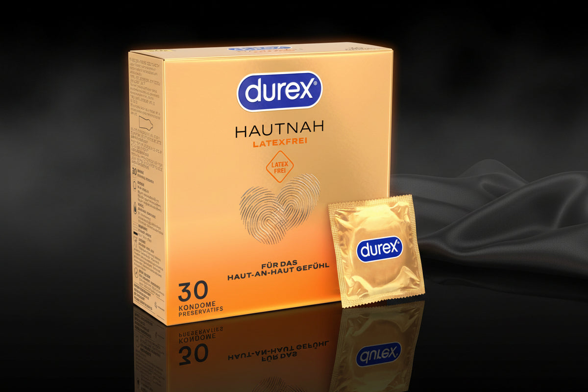 Durex Hautnah Latexfrei Kondome in der Verpackung