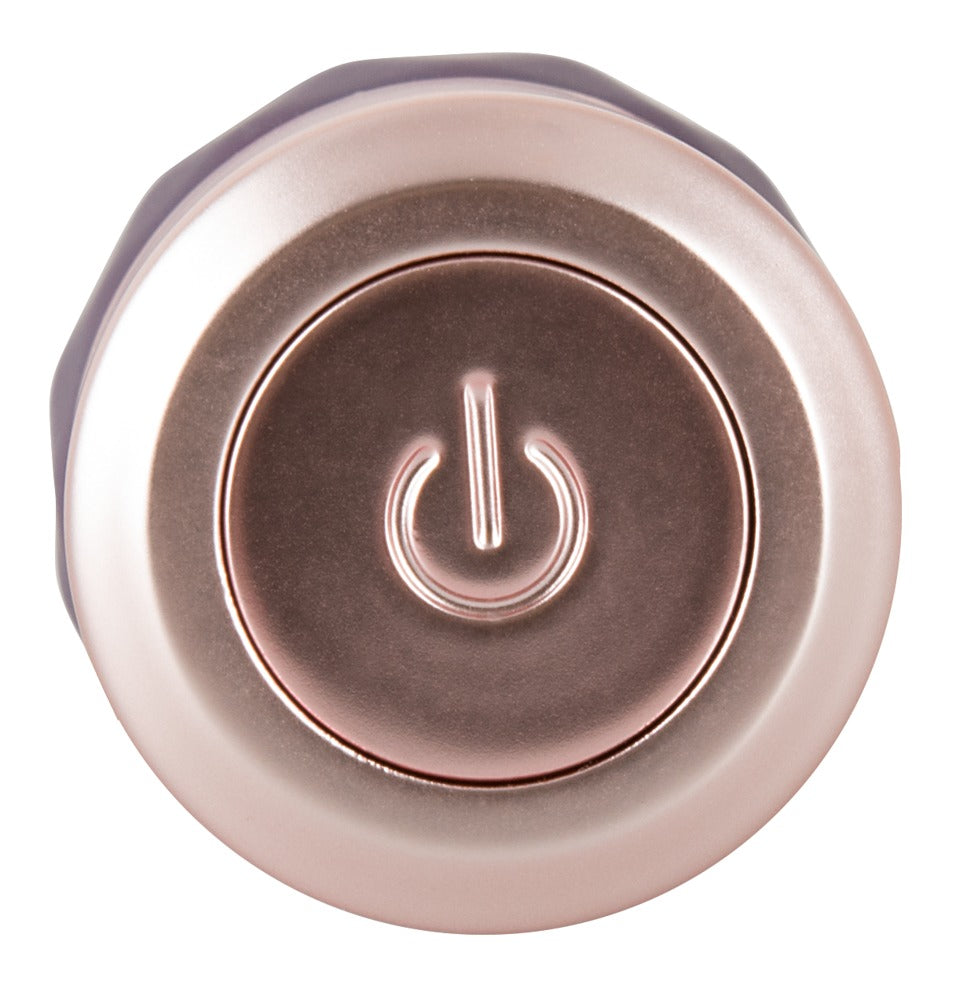 Elegant Series Diamond Vibe in Detailansicht mit rundem One-Button-Bedienknopf am Sockel