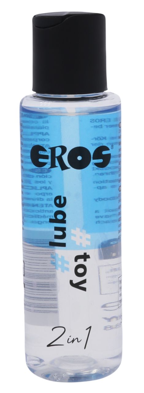 EROS 2in1 Lube & Toy pflegendes Gleitgel für Körper und Toys in der Flasche in der Vorderansicht