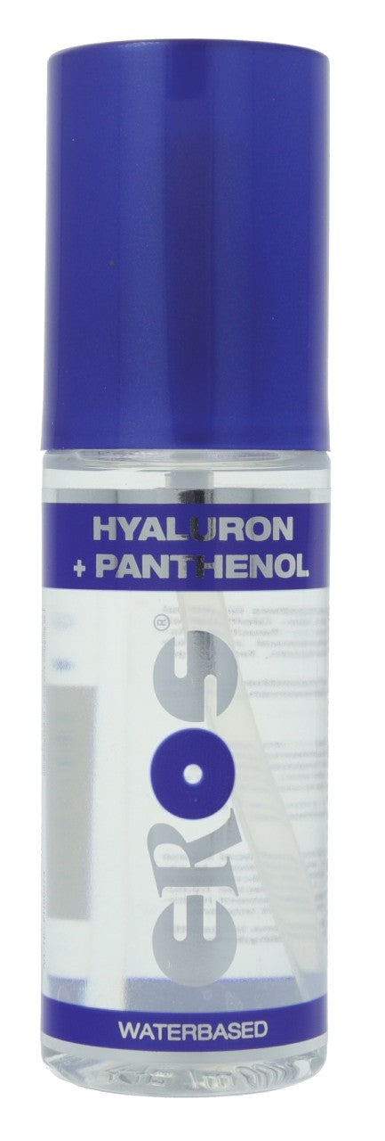 EROS Aqua Hyaluron + Panthenol wasserbasiertes Gleitgel mit pflegenden Inhaltsstoffen in der Flasche in der Vorderansicht