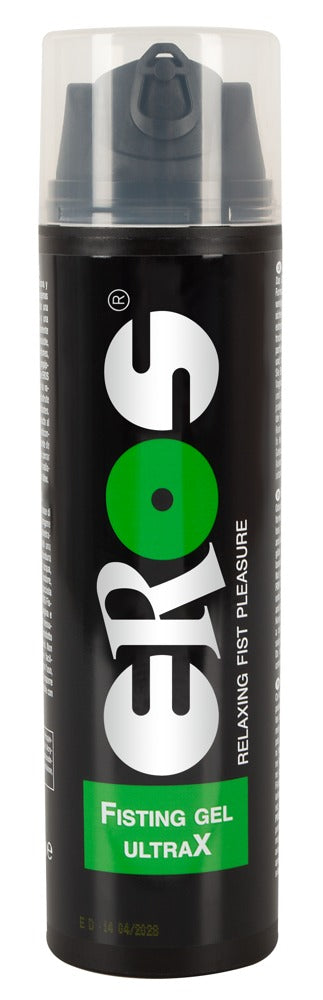 EROS Fisting Gel UltraX Hybrid-Gleitgel in der Flasche in der Vorderansicht