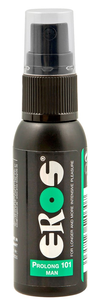 EROS Prolong 101 Man pflegendes Verzögerungsspray in der Flasche in der Vorderansicht