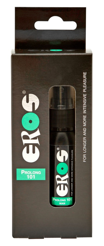 EROS Prolong 101 Man pflegendes Verzögerungsspray in der Originalverpackung in der Vorderansicht