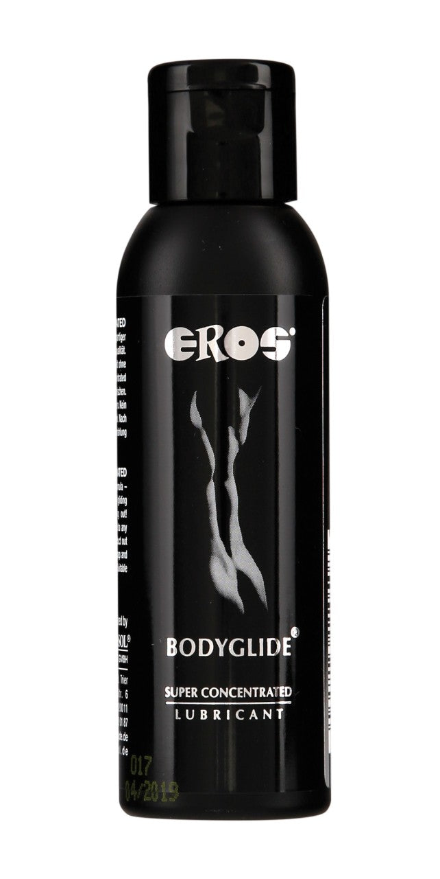 EROS Super Concentrated Bodyglide Silikon-Gleitgel in einer weiteren Flaschengröße in der Vorderansicht