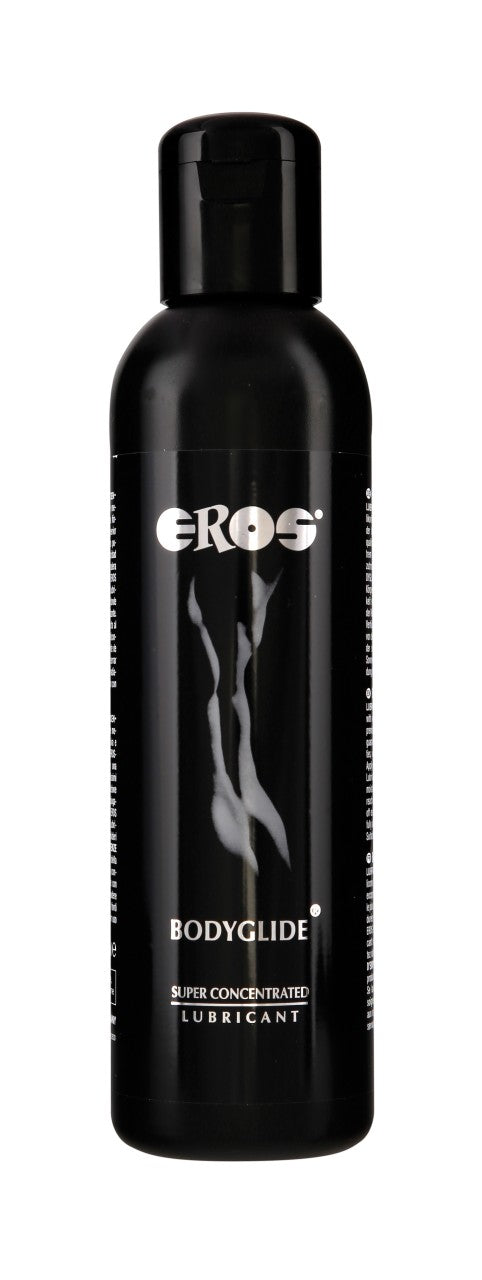 EROS Super Concentrated Bodyglide Silikon-Gleitgel in einer weiteren Flaschengröße in der Vorderansicht