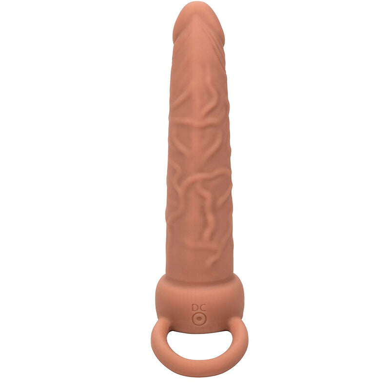CALEXOTICS Performance Maxx Dual Penetrator mit Detailansicht der flexiblen Ringelemente – erhältlich bei Evoria Care