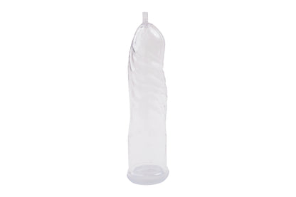 FRÖHLE Power Penispumpen-Zylinder – einzelner transparenter Pumpzylinder mit breiter Öffnung und Anschlussstutzen für eine Vakuumpumpe – erhältlich bei Evoria Care