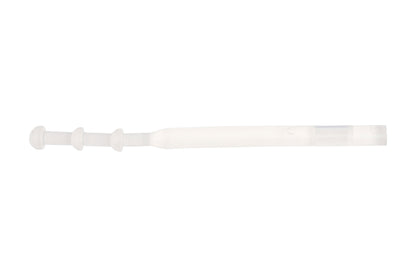 FRÖHLE Verstellbarer Penisring – transparenter flexibler Penisring in ausgestreckter Form mit sichtbarem Verstellmechanismus auf weißem Hintergrund – erhältlich bei Evoria Care
