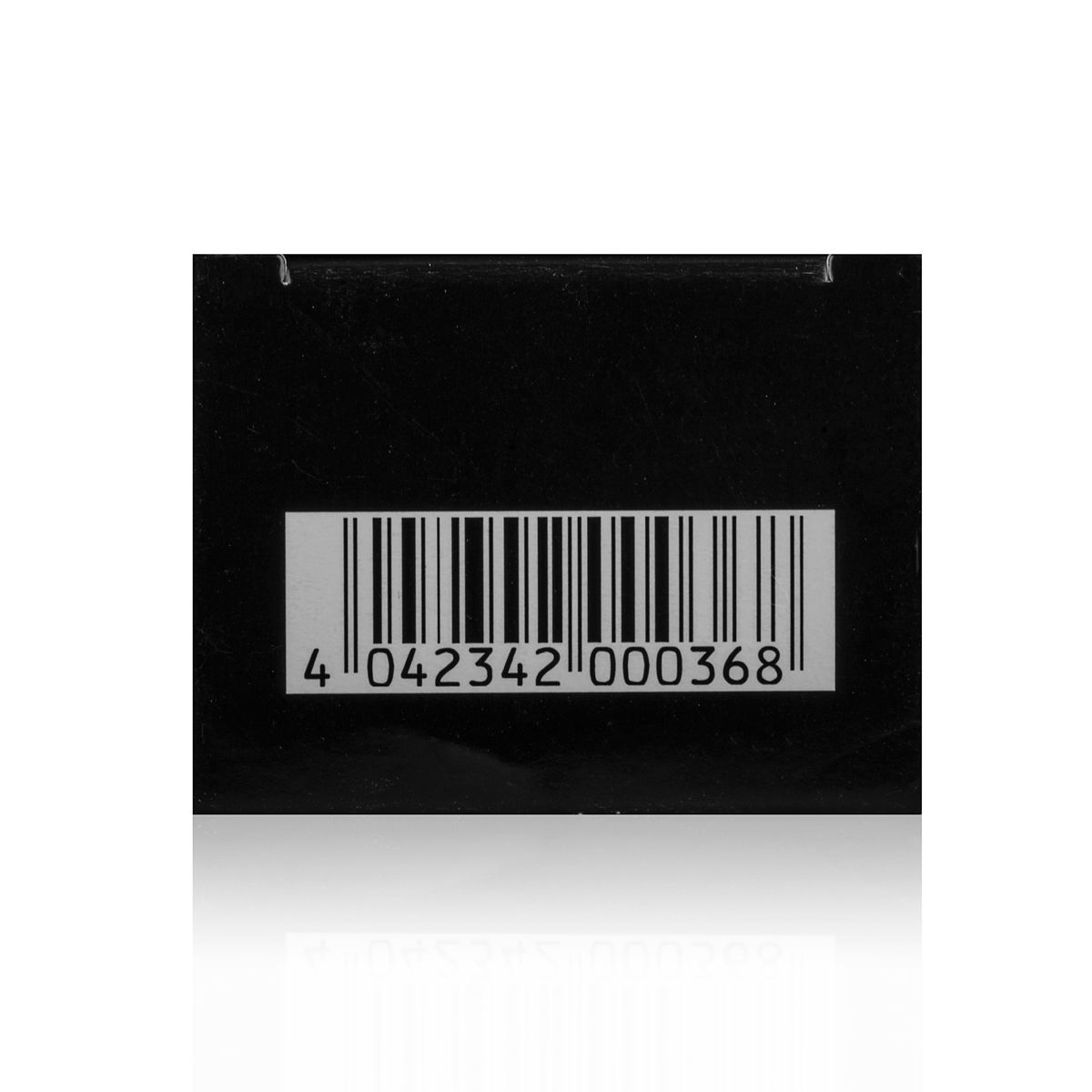 HOT XXL Cream for Men – schwarze Unterseite der Originalverpackung mit weißem Barcodefeld und aufgedrucktem Strichcode in waagerechter Detailansicht – erhältlich bei Evoria Care