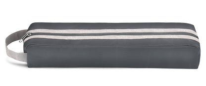 le WAND Original schwarze Aufbewahrungstasche mit länglicher Form und Reißverschluss in freigestellter Produktansicht – erhältlich bei Evoria Care