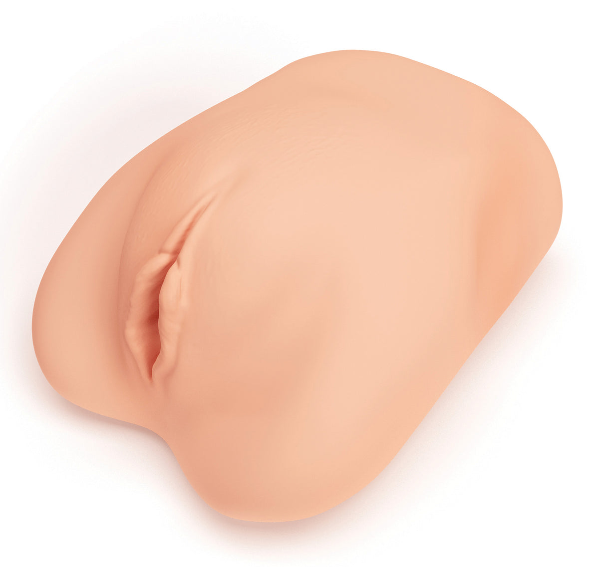 MALESATION Real Tight Pussy – hautfarbener realistischer Vaginal-Masturbator mit anatomisch geformter Öffnung und abgerundetem Körper in schräger Produktansicht auf weißem Hintergrund – erhältlich bei Evoria Care