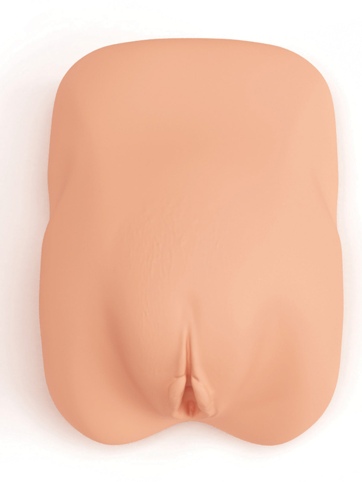 MALESATION Real Tight Pussy – Vorderansicht des hautfarbenen realistischen Masturbators mit ausgeprägten anatomischen Konturen und mittig angeordneter Öffnung – erhältlich bei Evoria Care