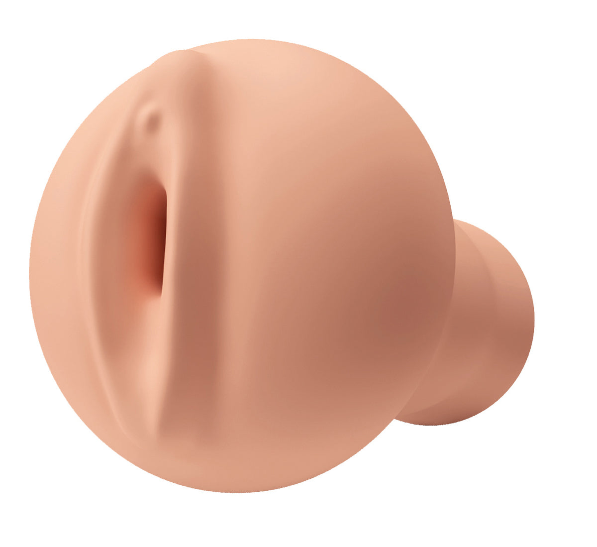 MALESATION Real Tight Pussy Stroker – Nahaufnahme des hautfarbenen Vaginal-Masturbators mit realistisch geformter Vaginalöffnung und weicher Außenstruktur – erhältlich bei Evoria Care