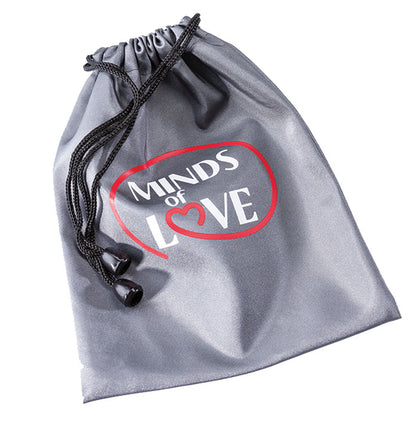MINDS of LOVE Timo Rabbit-Vibrator mit Funkfernbedienung in transparenter Verpackung mit sichtbarem Produktetikett und dunkelblauem Vibrator – erhältlich bei Evoria Care