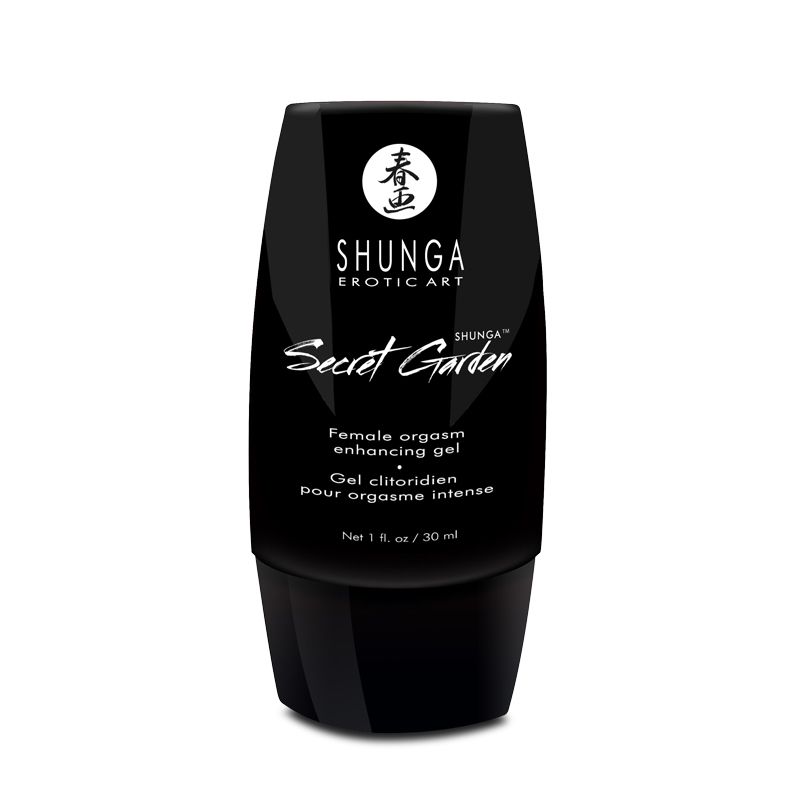 SHUNGA Naughtier Kit – schwarze Pflegeprodukt-Tube mit weißem SHUNGA Markenlogo und heller Produktbeschriftung in einer weiteren aufrechten Ansicht – erhältlich bei Evoria Care