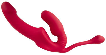 You2Toys Triple Teaser RC in Rot – Seitenansicht mit geschwungener Triple-Form und drei Stimulationsbereichen – erhältlich bei Evoria Care