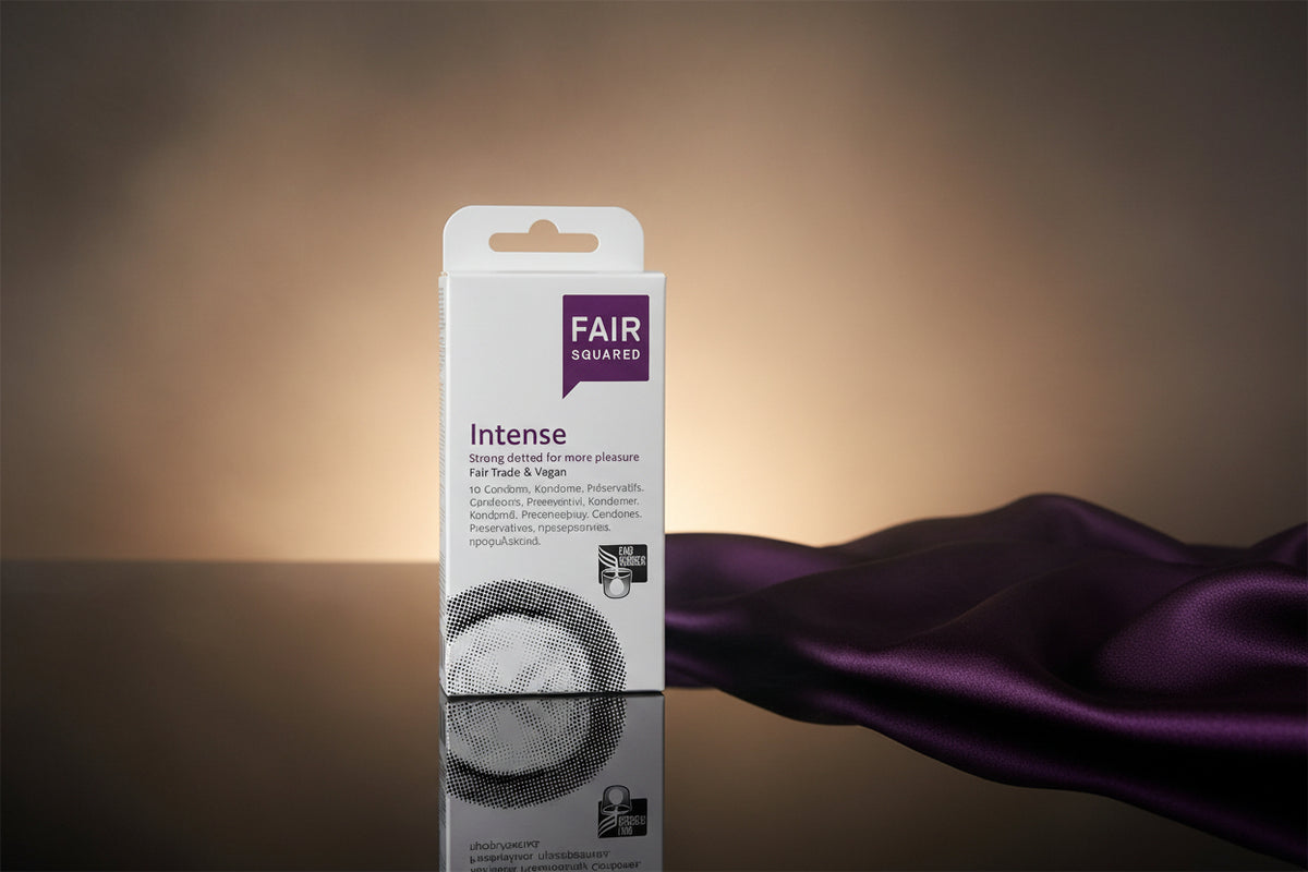 FAIR SQUARED Intense Kondome mit Noppenstruktur für mehr Stimulation