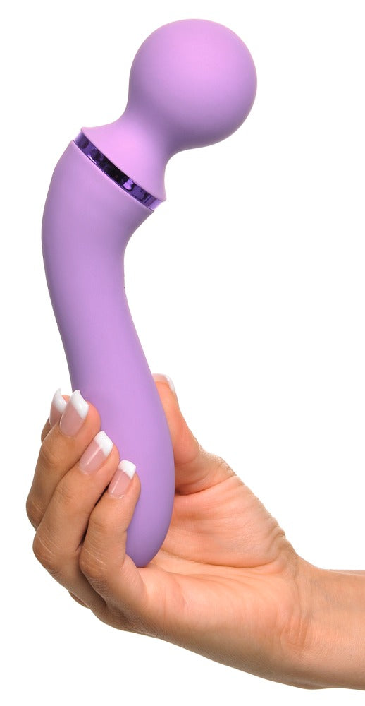 Fantasy For Her Duo Wand Massage-Her mit angewinkeltem beweglichem Kugelkopf und flexiblem Hals