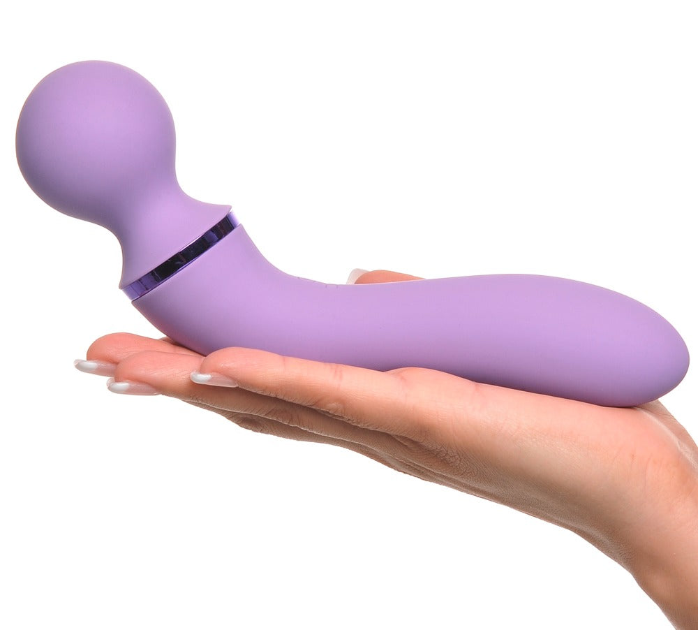 Fantasy For Her Duo Wand Massage-Her in der Hand mit beweglichem Kugelkopf für äußere Massage