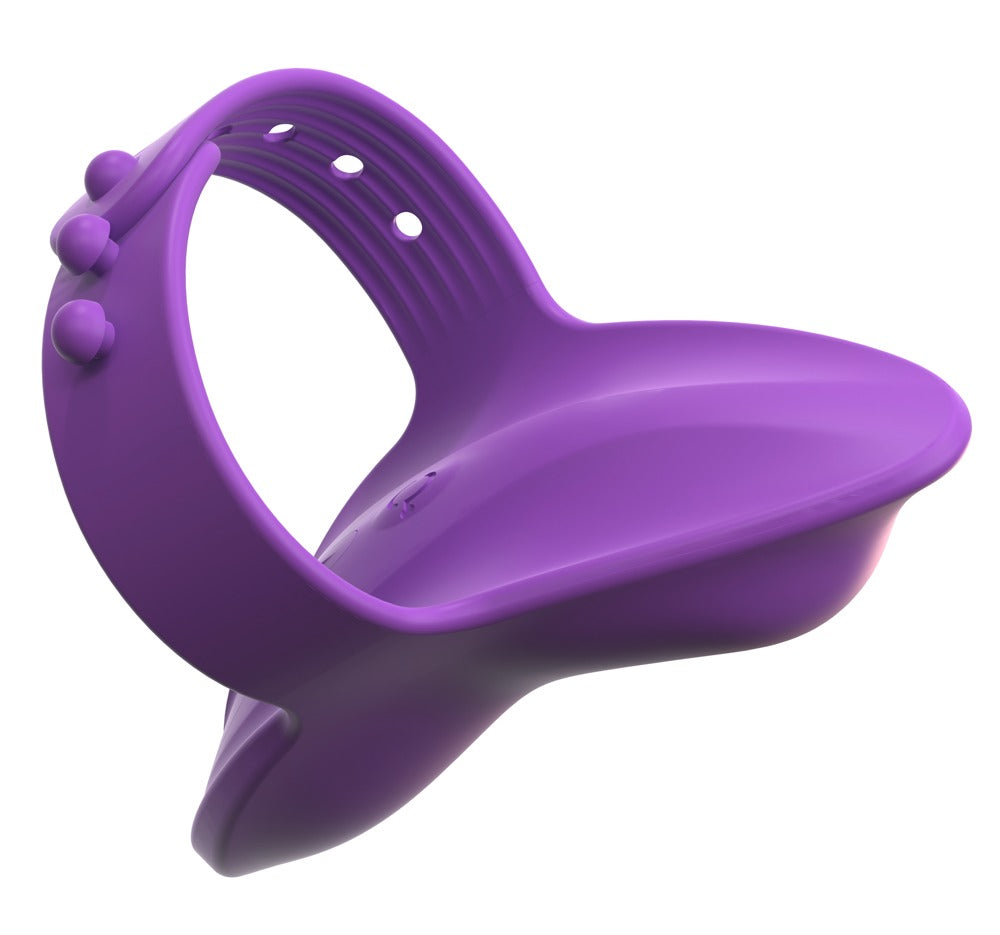 Fantasy For Her Finger Vibe mit kompakter Vibrationsfläche und verstellbarer Fingerschlaufe