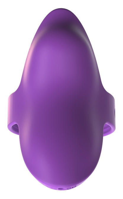 Rückansicht des Fantasy For Her Finger Vibe mit körpernah geformtem Silikondesign