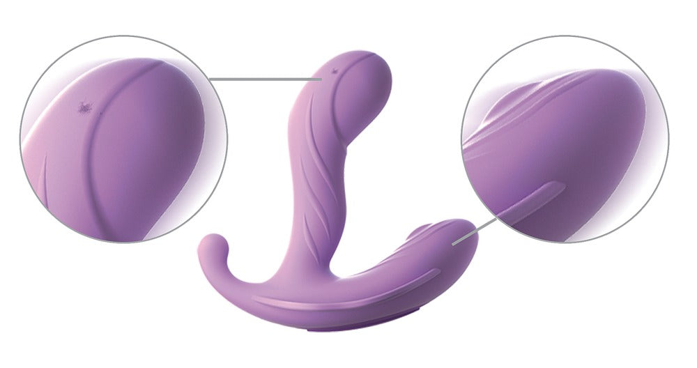 Fantasy For Her G-Spot Stimulate-Her als Set mit lila G-Punkt-Vibrator und separater Fernbedienung