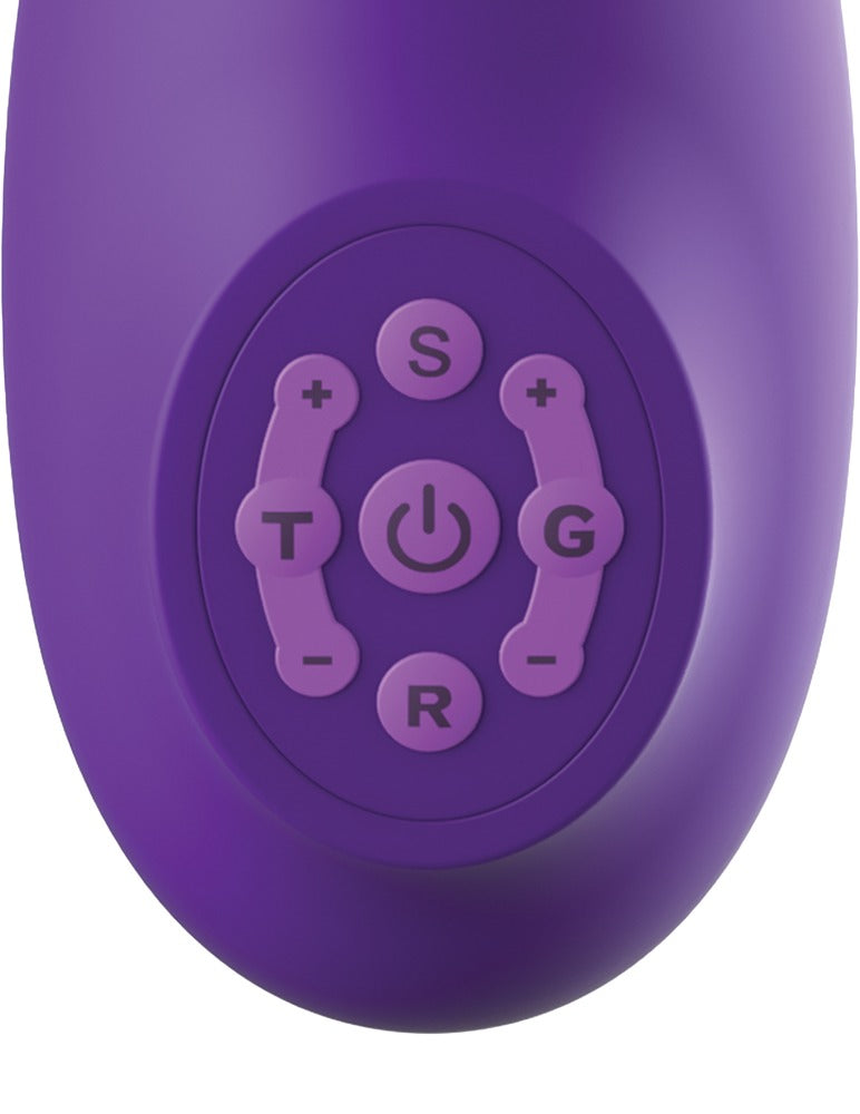 Bedienelemente des Fantasy For Her Pleasure Pro Plus für Vibrator, Vibro-Zunge, Saugfunktion und Release