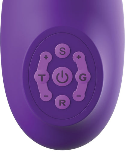 Bedienelemente des Fantasy For Her Pleasure Pro Plus für Vibrator, Vibro-Zunge, Saugfunktion und Release