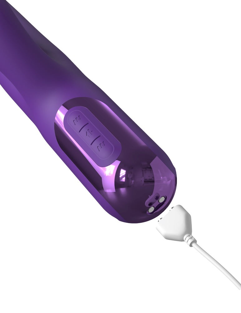 Wiederaufladbarer Fantasy For Her Super SoniX Thruster mit USB-Ladekabel und Ladeanschluss