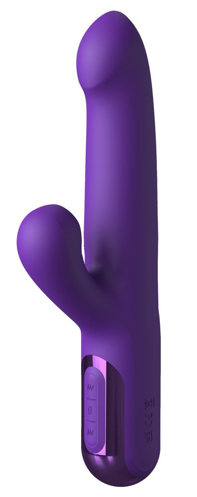 Fantasy For Her Super SoniX Thruster in Vorderansicht mit beweglichem Schaft und Klitorisstimulator