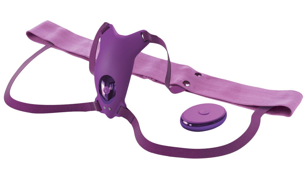 Fantasy For Her Ultimate Butterfly Vibro-String mit integriertem Klitorisvibrator, elastischen Gurten und Fernbedienung