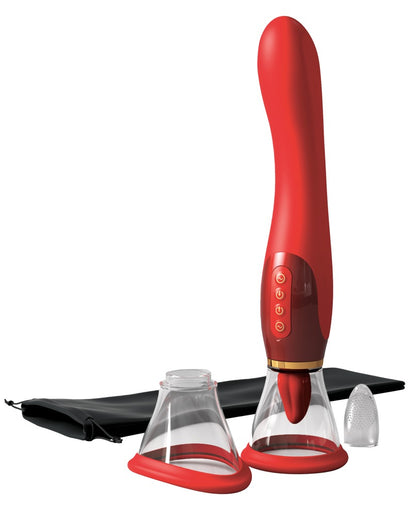 Fantasy For Her Ultimate Pleasure Holiday mit Reisetasche, Saugaufsätzen und weiterem Zubehör