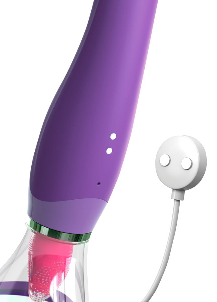 Fantasy For Her Ultimate Pleasure mit magnetischem USB-Ladekabel zum Wiederaufladen des integrierten Akkus