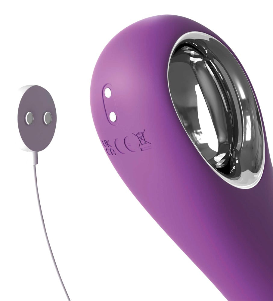 Bedienelemente und magnetisches USB-Ladekabel des Fantasy For Her Ultimate Pleasure Pro