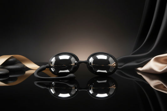 Fifty Shades Inner Goddess Liebeskugeln Silber im Set mit Rückholband