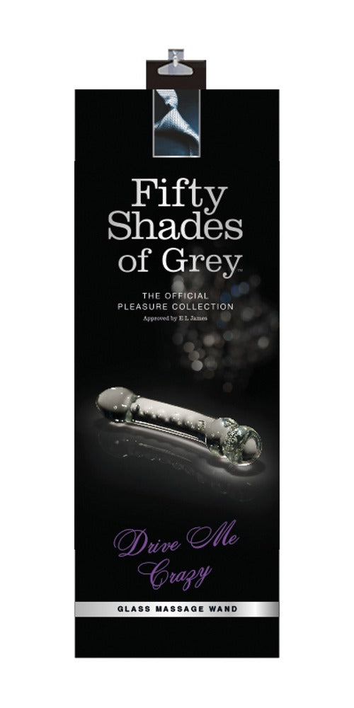 Fifty Shades of Grey Drive Me Crazy Glas Massage Wand Verpackung