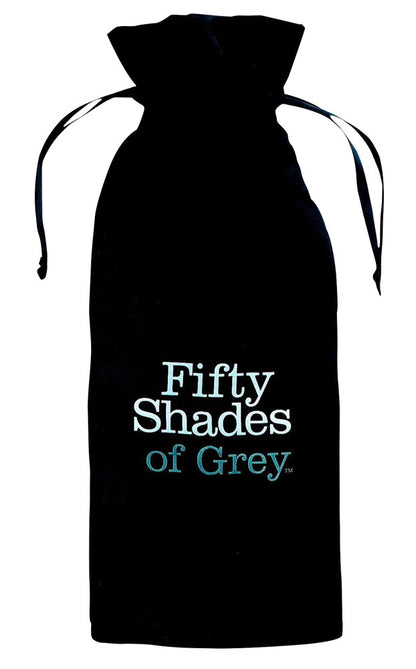 Schwarzer Satin-Aufbewahrungsbeutel aus der Fifty Shades of Grey Collection