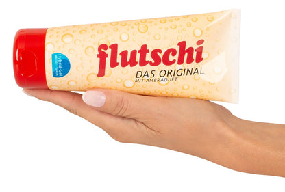 Flutschi Das Original 200 ml in der Hand