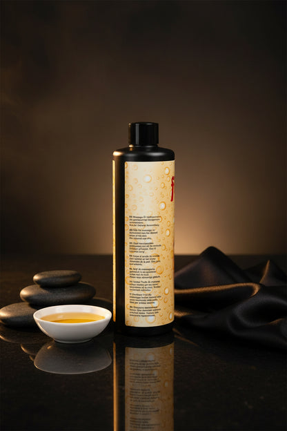 Flutschi Orgy Oil Ganzkörperöl 500 ml Rückseite Produktansicht