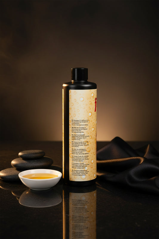 Flutschi Orgy Oil Ganzkörperöl 500 ml Rückseite Produktansicht