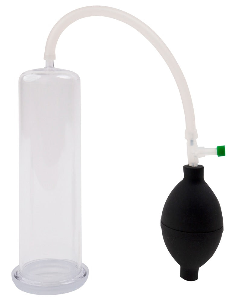 FRÖHLE PP003 Penispumpe L mit transparentem Zylinder, Schlauch und manueller Ballpumpe