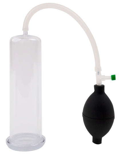 FRÖHLE PP003 Penispumpe L mit transparentem Zylinder, Schlauch und manueller Ballpumpe