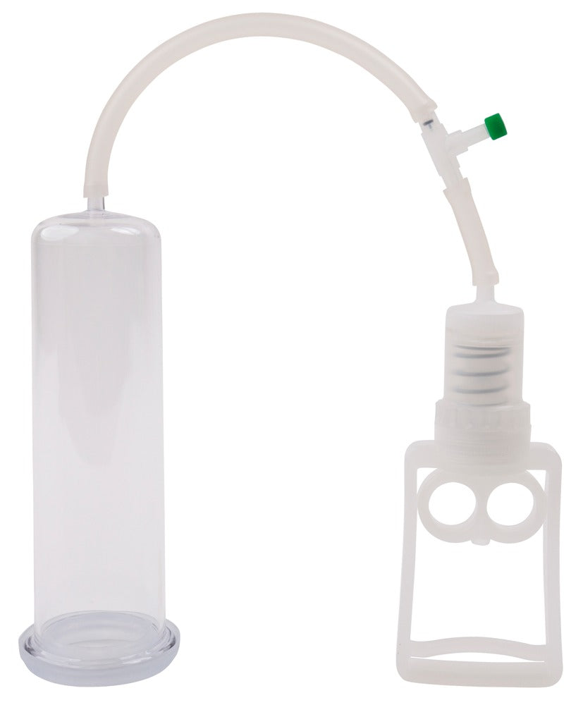 FRÖHLE PP004 Professional Penispumpe mit Zylinder, Handpumpe und Verbindungsschlauch in der Gesamtansicht