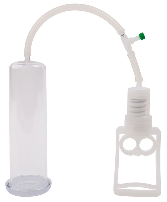 FRÖHLE PP004 Professional Penispumpe mit Zylinder, Handpumpe und Verbindungsschlauch in der Gesamtansicht