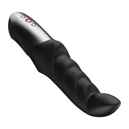 FUN FACTORY ABBY G G-Punkt-Vibrator in Schwarz mit geschwungener Form in schräger Produktansicht