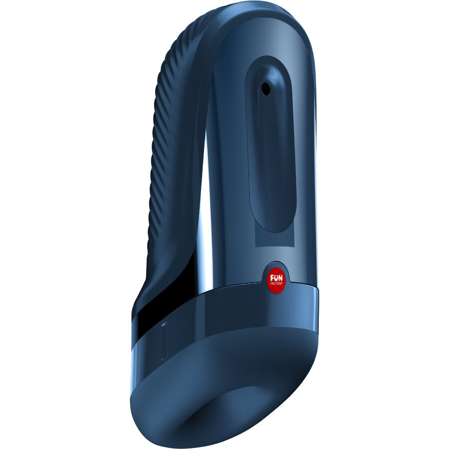 FUN FACTORY ARES flexibler Masturbator in Blau in der Gesamtansicht