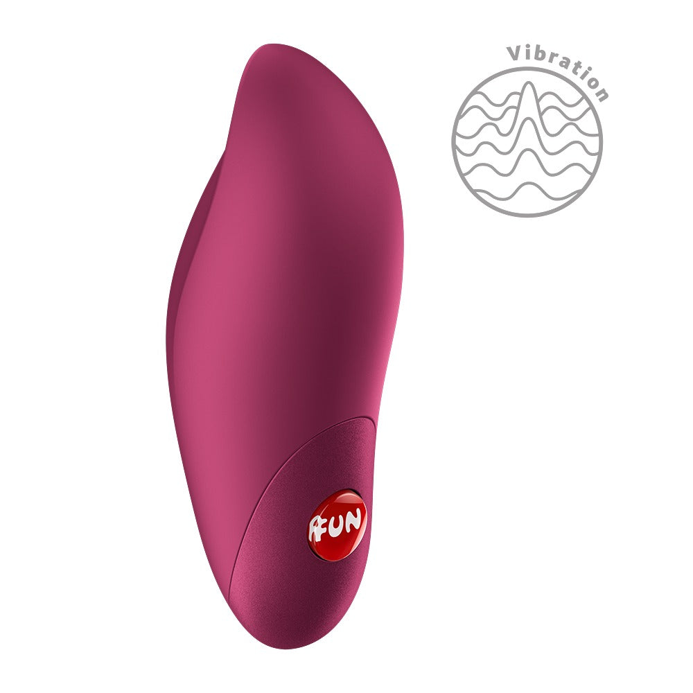 FUN FACTORY CHARME Klitorisvibrator in Pink für gezielte und flächige Stimulation in der Gesamtansicht