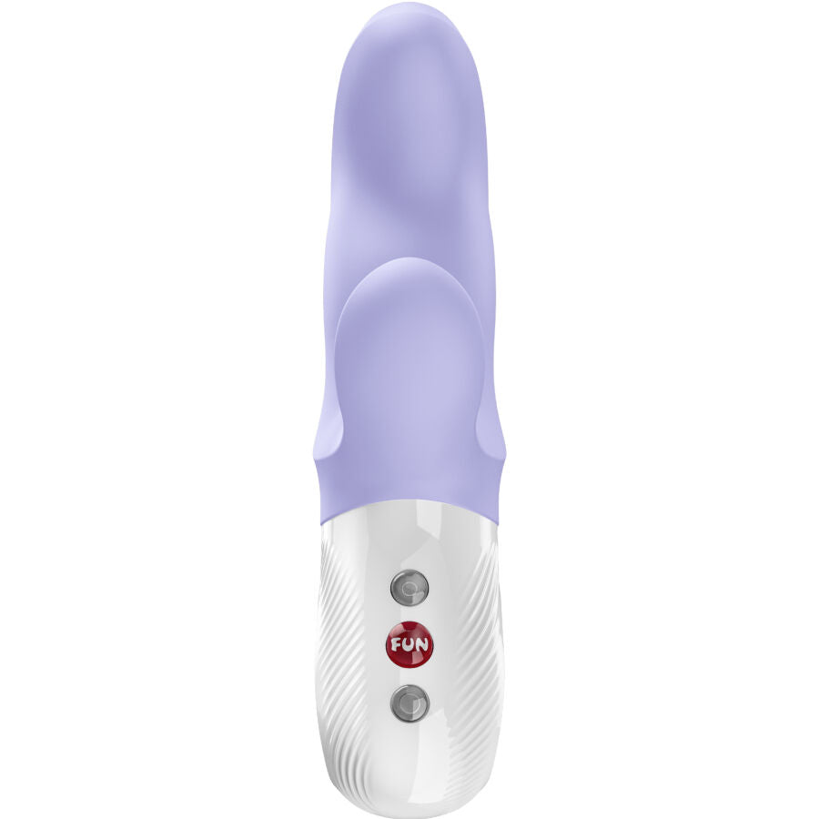 FUN FACTORY MISS BI Rabbit-Vibrator in Lila mit Stimulationsarm in der Vorderansicht