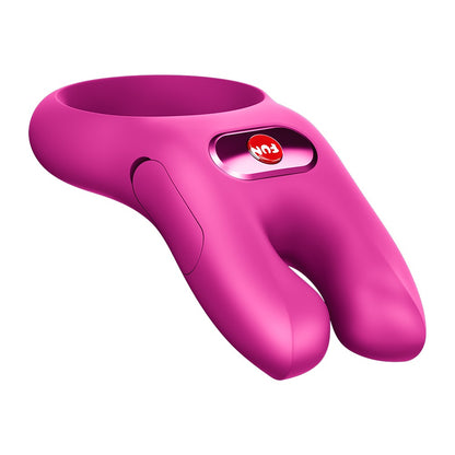 FUN FACTORY NŌS CLASSIC Vibro-Penisring in Pink als liegende Detailansicht